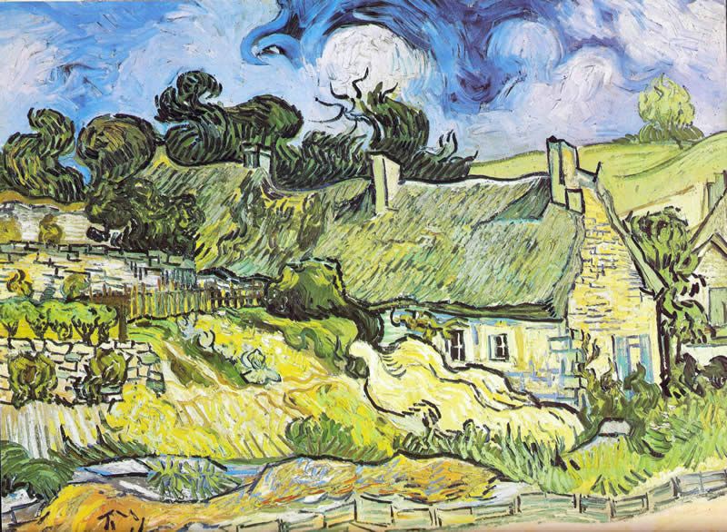 Vincent van Gogh Chaumes de Cordeville Auvers-sur-Oise 1890